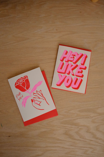 Valentine’s Day Greeting Card Set