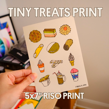 Philly Sweets 5x7" Risograph Print