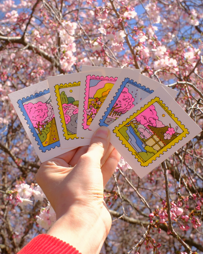 Spring Cherry Blossom Mini Print Pack 🌸 [ALL 5]