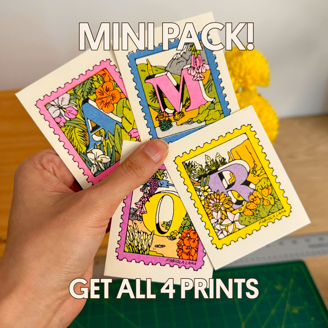 Mini Print Mystery Pack: AMOR Collab with PMA 💗