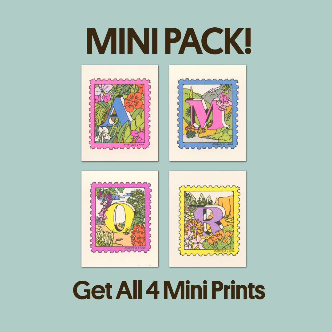 Mini Print Mystery Pack: AMOR Collab with PMA 💗