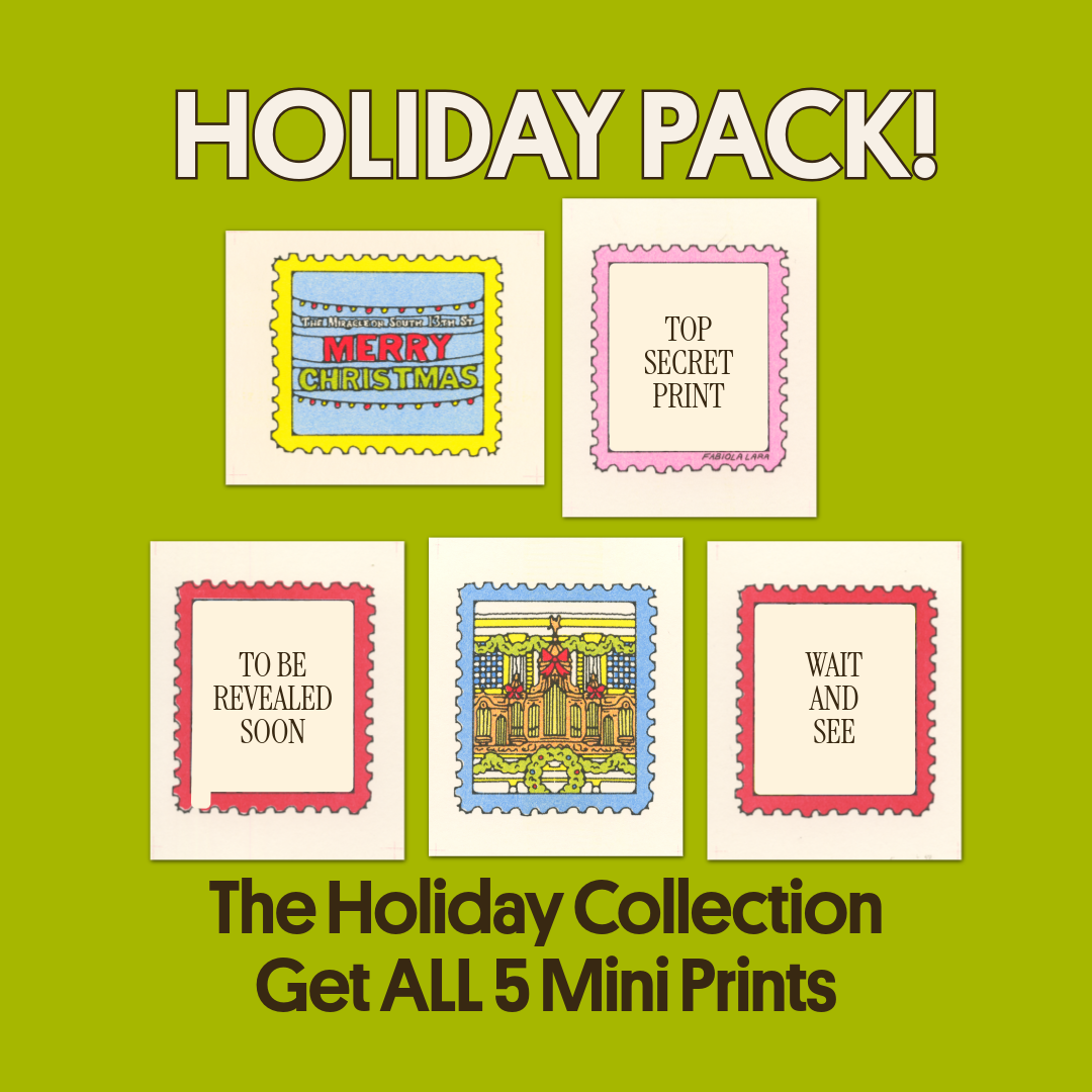 Mini Print Mystery Pack: 2025 Holiday Collection 🎁