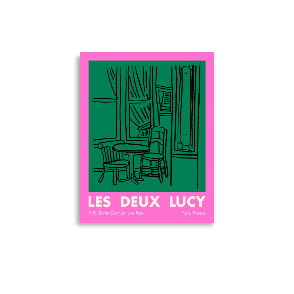 Paris Art Print - POP - Le Deux Lucy