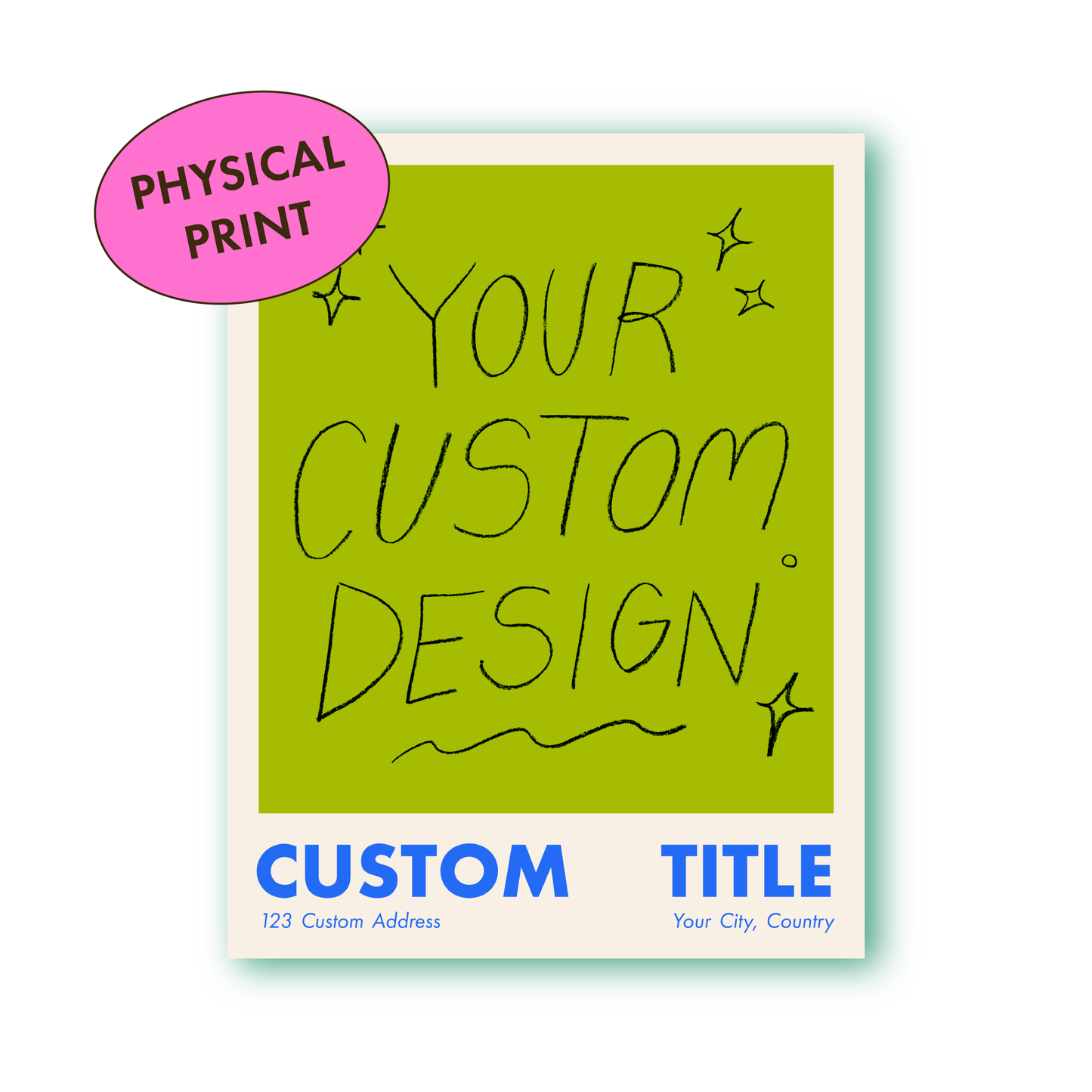 Custom Home, Bar, or Restaurant Print