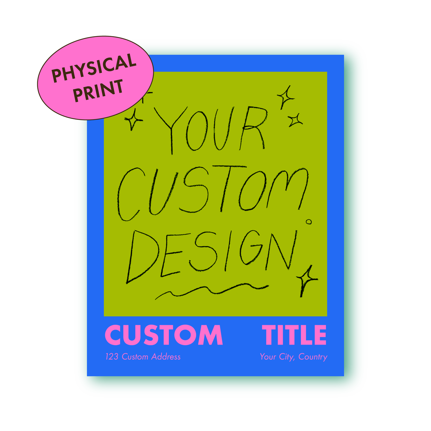 Custom Home, Bar, or Restaurant Print